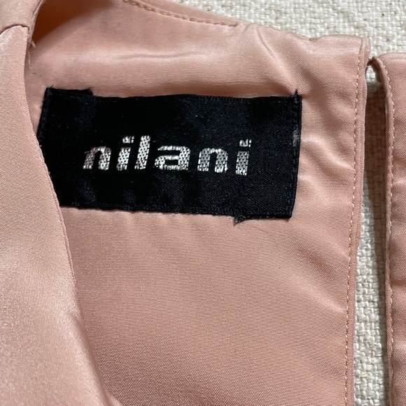 CLEARANCE ✨VTG 80s Dusty Rose Pink Richelieu Collar Romantic Blouse L Pastel - Picture 6 of 7